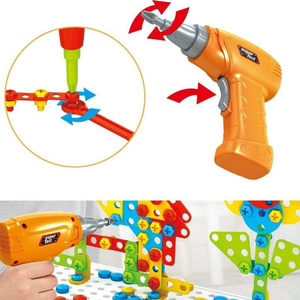 EDUCATIONAL DRILL PUZZLE SCREWS KIT