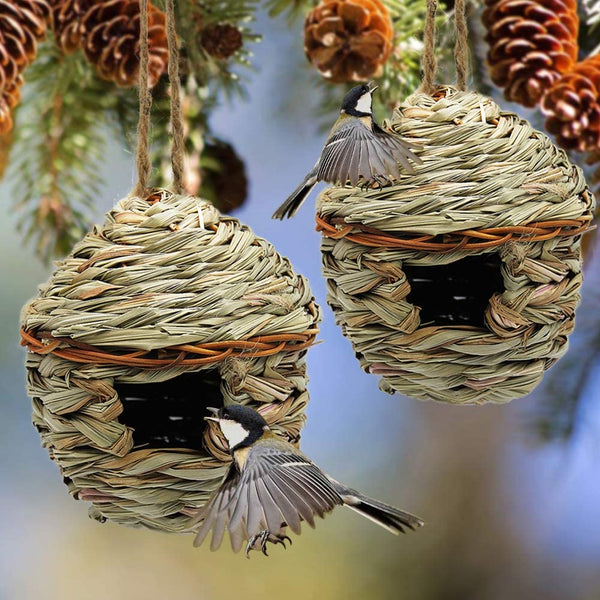 HANGING STRAW NATURAL BIRDS NEST