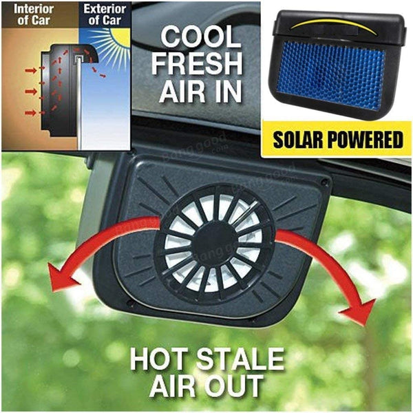 SOLAR POWERED AUTO COOLING FAN