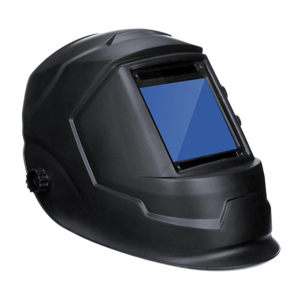 Solar Auto-Darkening Welding Helmet With Big View Area 4 Sensors External Adjustment Arc Tig Mig DIN5-DIN13