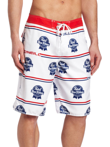 Men's PABST BLUE RIBBON BEER Print Shorts
