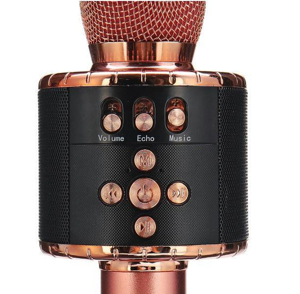 HomeSing™ Bluetooth Wireless Handheld Microphone Speaker KTV Karaoke Mic Music Player Singing Recorder