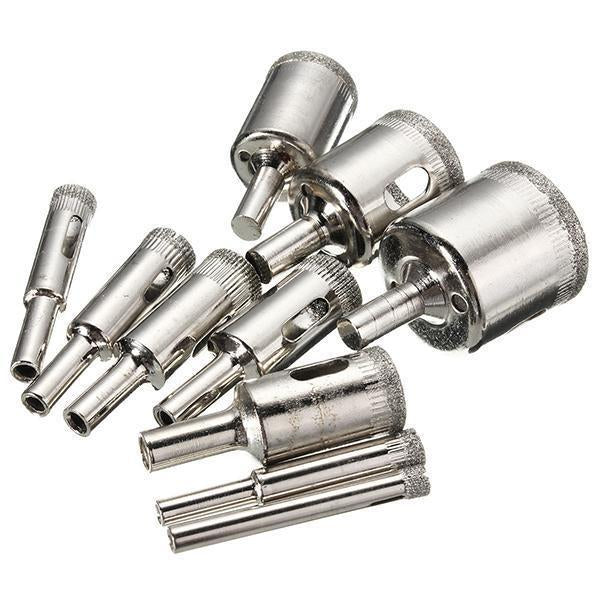 Diamond Glass Drill Bit Set (15pcs)