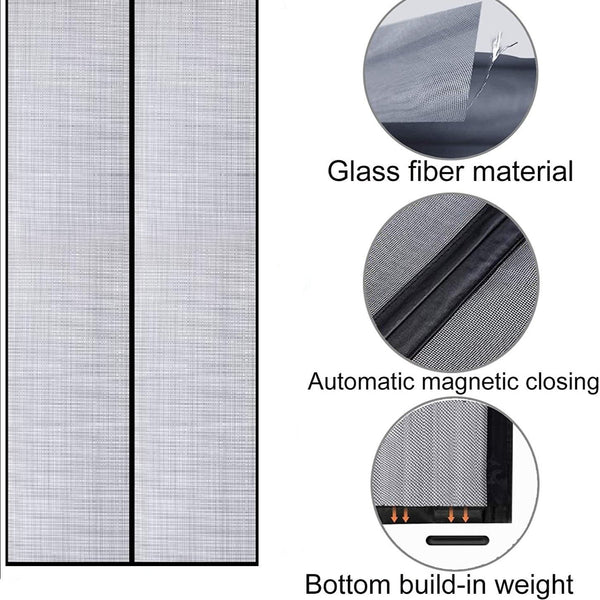 MAGNETIC MOSQUITO MESH DOOR NET