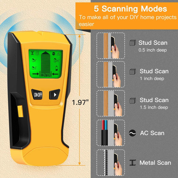 3-IN-1 STUD FINDER METAL DETECTOR