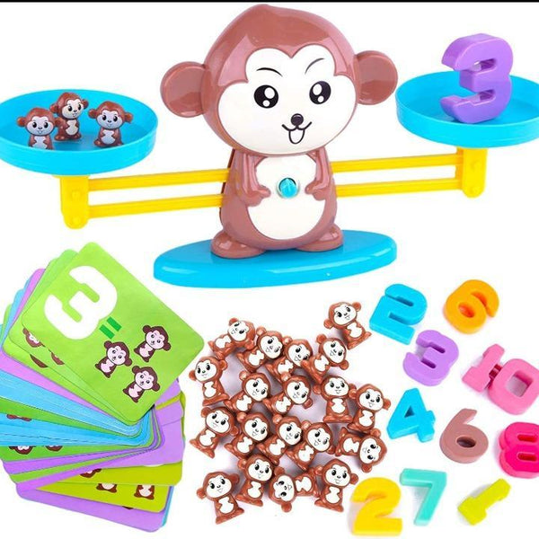 MONKEY MATH SCALE NUMBER GAME TOY