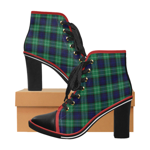 Tartan Heel - Abercrombie Tartan Chunky Heel A9