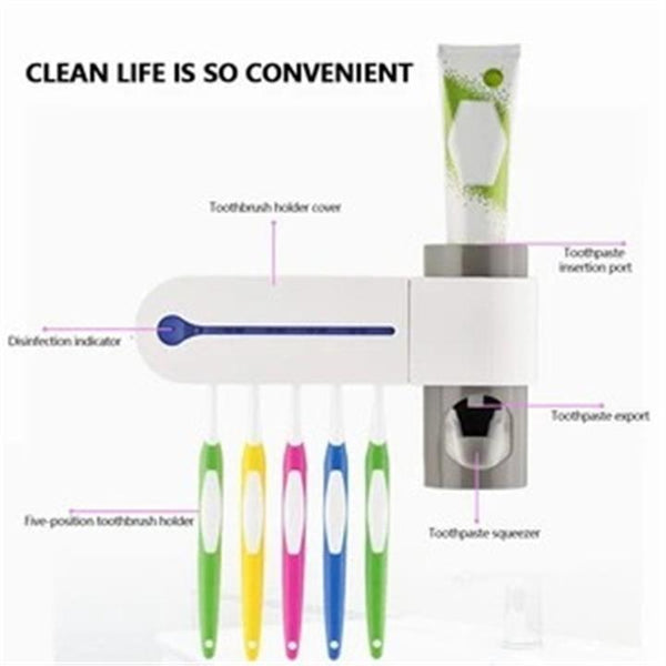 3-in-1 UV Toothbrush Sanitizer