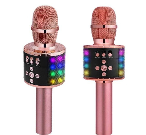 HomeSing™ Bluetooth Wireless Handheld Microphone Speaker KTV Karaoke Mic Music Player Singing Recorder