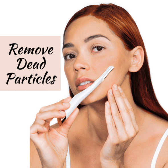 LED DERMAPLANING FACE EXFOLIATOR TOOL