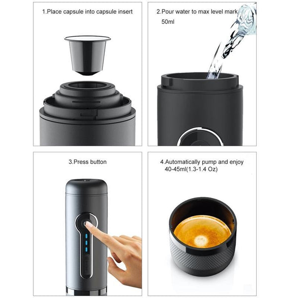 CUPSPRESSO -  PORTABLE COFFEE MAKER MUG