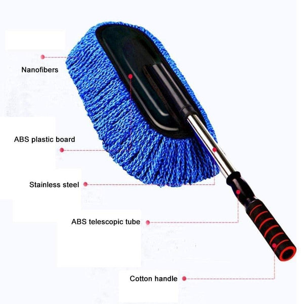 Long-handle Car Wash Mop and Cleaner for Cleaner, Sleeker, Shinier Cars