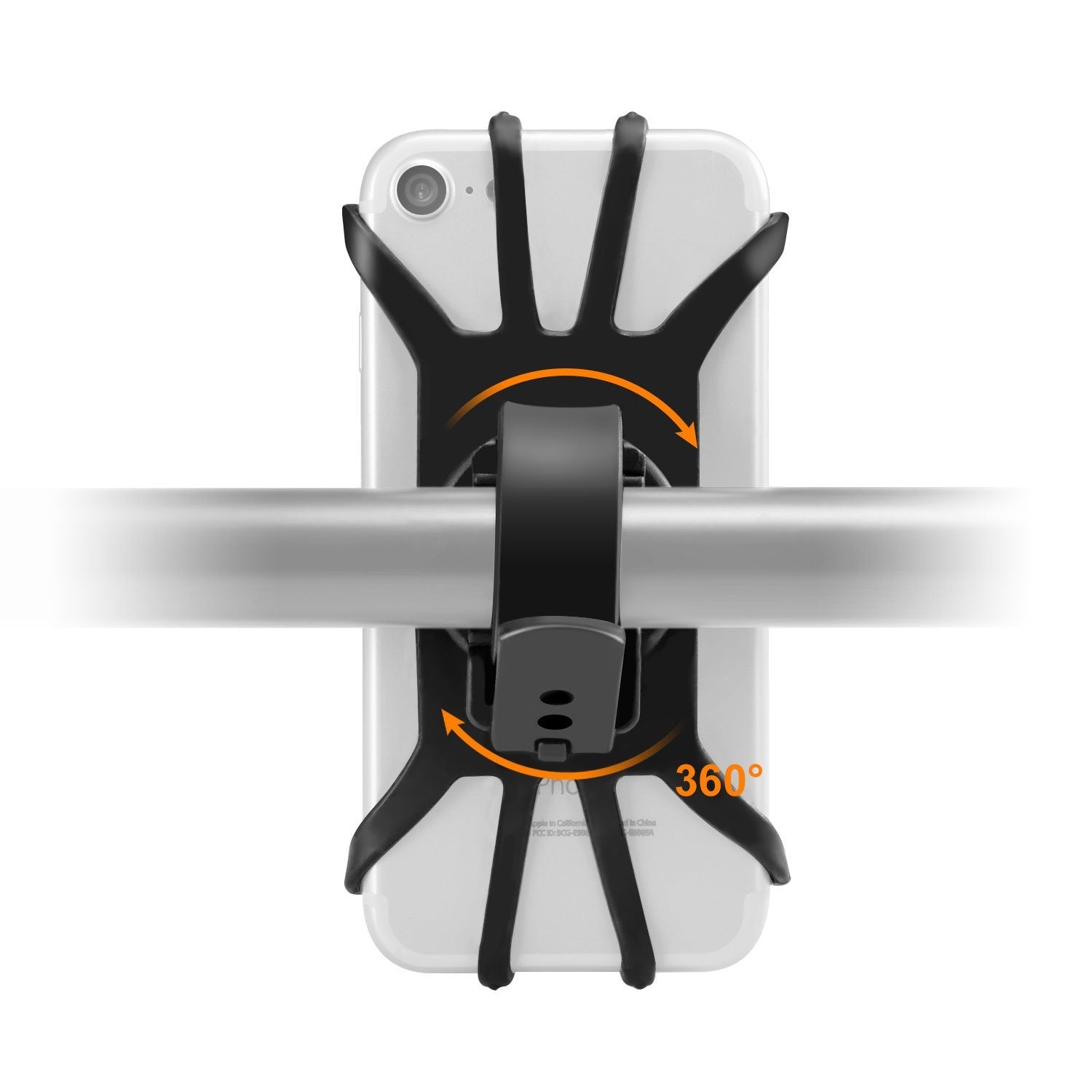 Bike Bicycle Handlebar Phone Holder Mount 360 Rotation For 3.5 to 6.5 inch Smart Phone Samsung Galaxy S10 iPhone XS Max