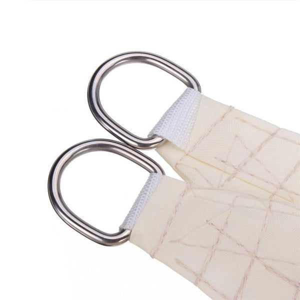 3.5x3.5M Square Sun Shade Sail Canopy Patio Garden Awning UV Block Top Shelter Beige