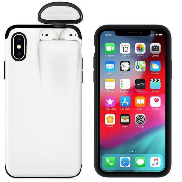 iPhone Cover for AirPods Holder Hard Case