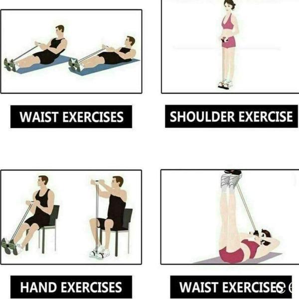 PULL ROPE TRAINING ELASTIC BANDS