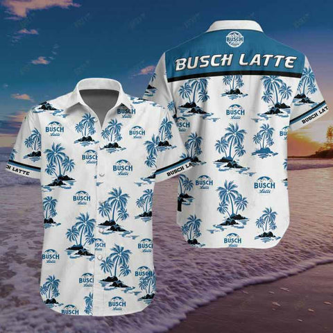 Men's Beach Liquor BUSCH LATTE Printed Shirt