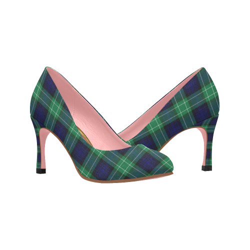 Abercrombie Tartan Heels - Women's Tartan High Heels Th8