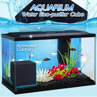 Aquarium Water Eco-purifier Cube Activated Carbon Water Filter Ultra Strong Filtration