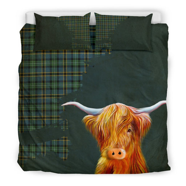 Weir Ancient Tartan Scottish Highland Cow 01 Bedding Set HJ4