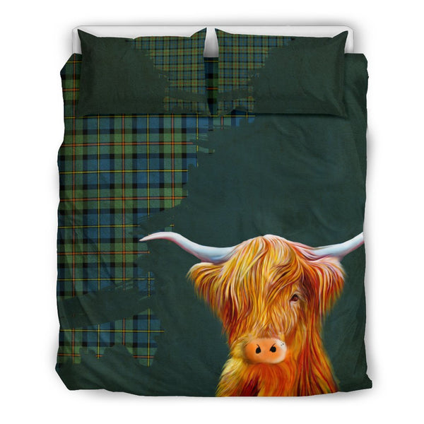 Macleod Of Harris Ancient Tartan Scottish Highland Cow Bedding Set 01 HJ4
