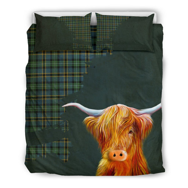 Weir Ancient Tartan Scottish Highland Cow 01 Bedding Set HJ4