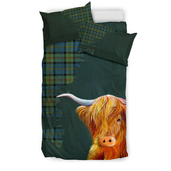 Macleod Of Harris Ancient Tartan Scottish Highland Cow Bedding Set 01 HJ4
