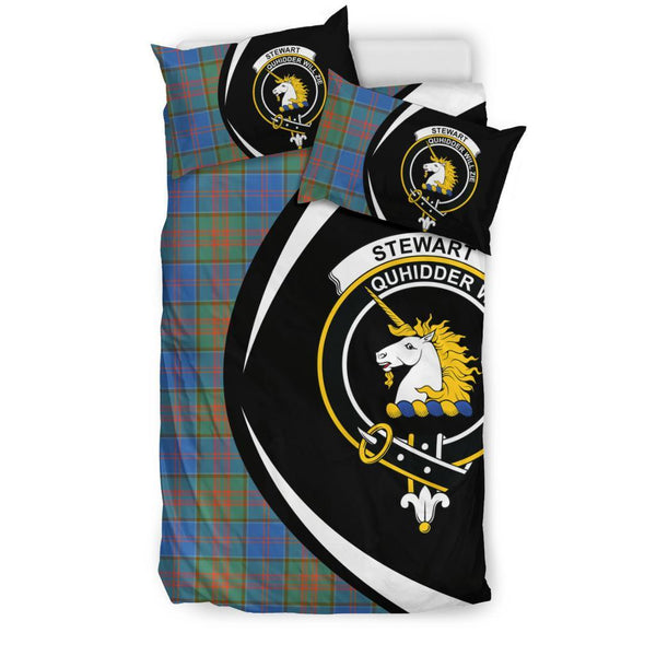 Stewart Of Appin Hunting Ancient Tartan Circle Style Bedding Set HJ4