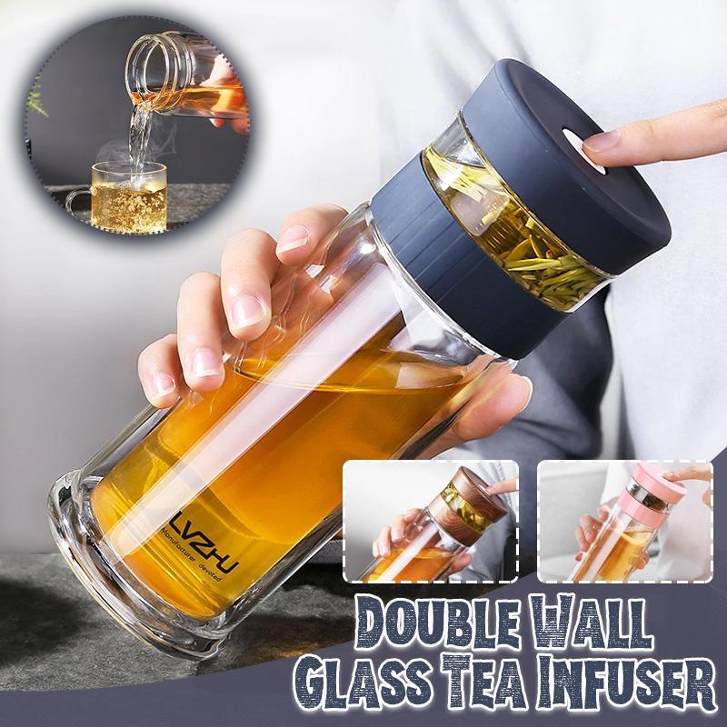DOUBLE WALL GLASS TEA INFUSER