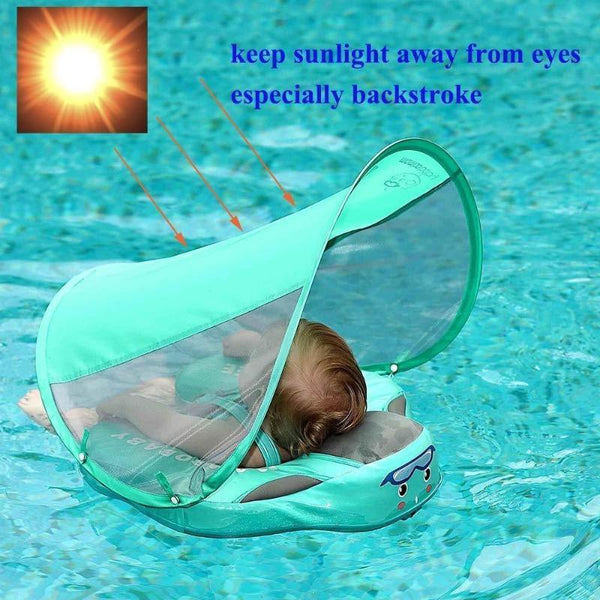 MAMBOBABY BABY FLOAT WITH CANOPY