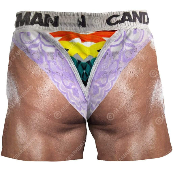 Custom Beach Shorts - Swim Trunks Unicorn