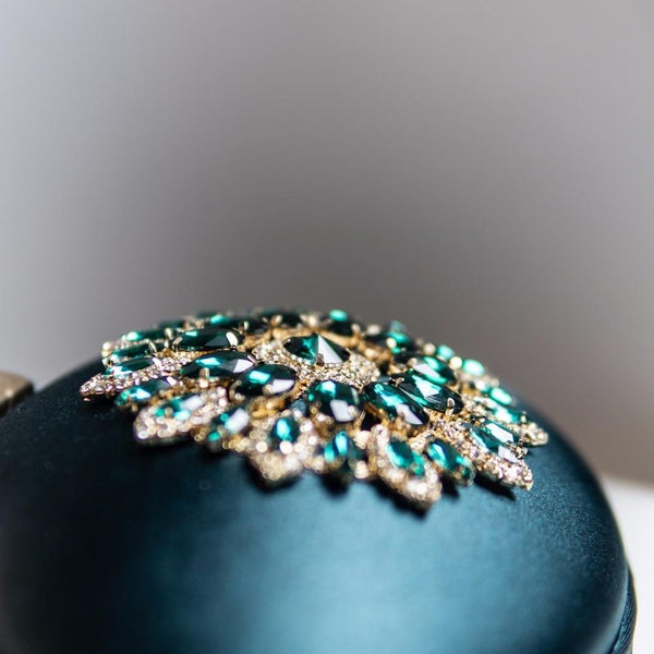 Flower Crystal Clutch