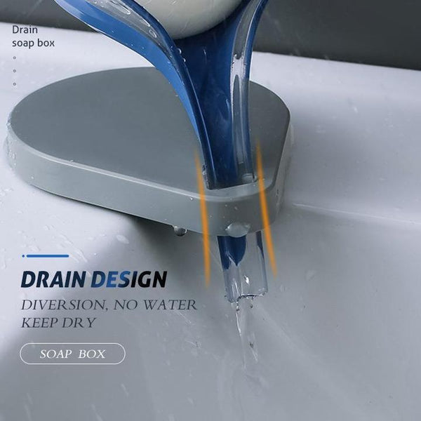 LEAF SHAPE SOAP DISH HOLDER