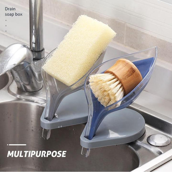 LEAF SHAPE SOAP DISH HOLDER