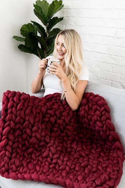 Chunky Knit Blanket