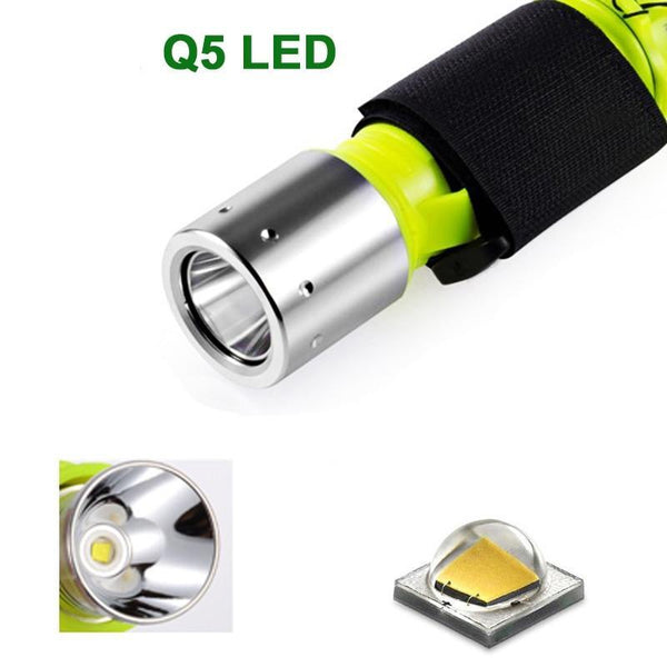 Professional Scuba 18650 Flashlight