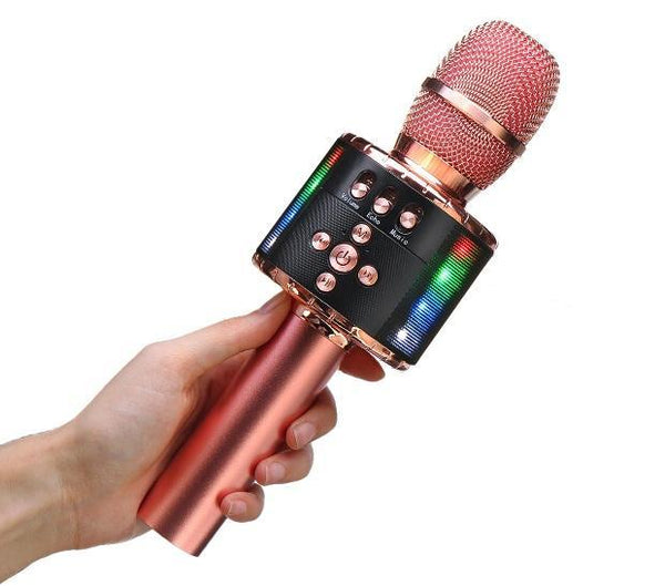 HomeSing™ Bluetooth Wireless Handheld Microphone Speaker KTV Karaoke Mic Music Player Singing Recorder