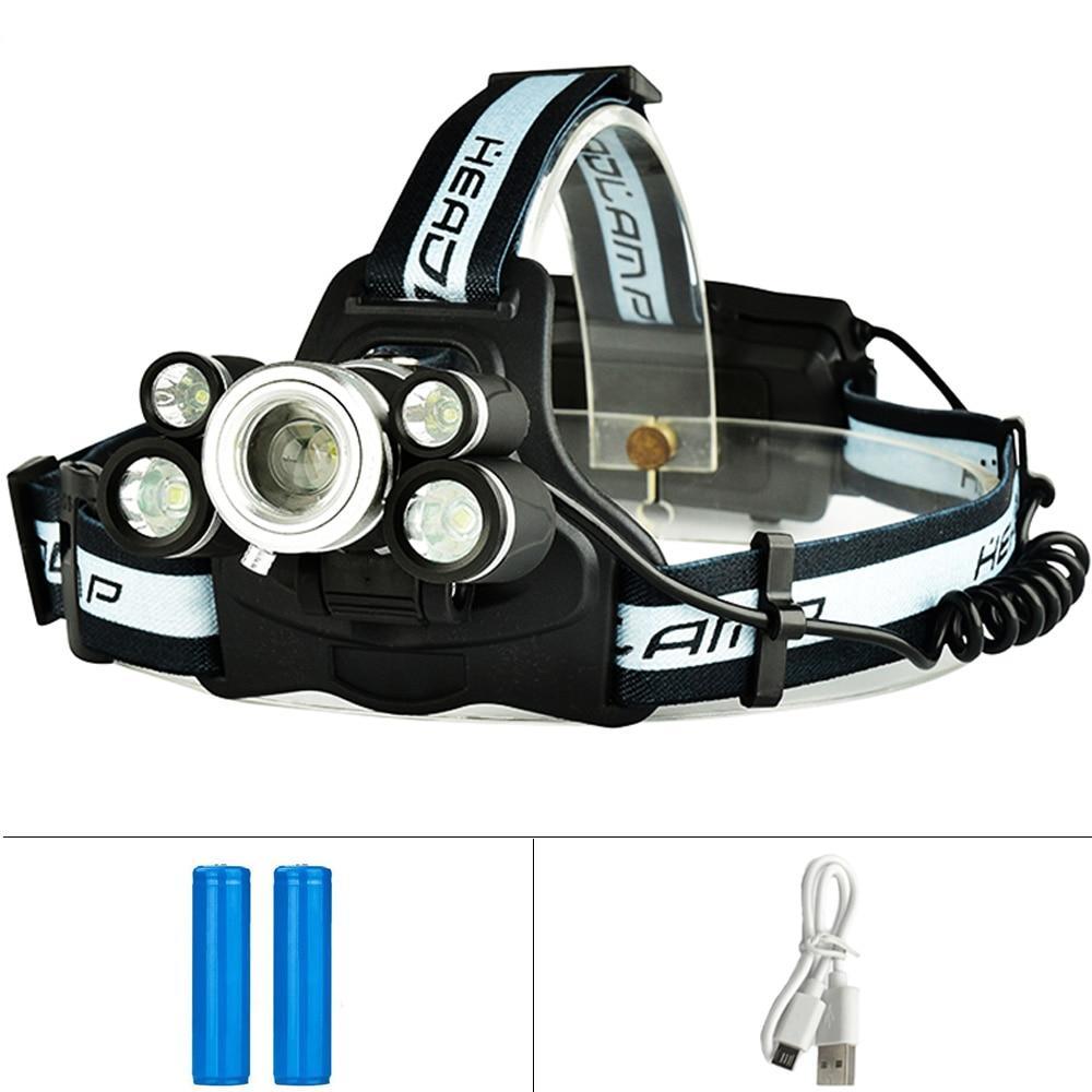 1500LM T6 Q5 Zoomable Headlamp