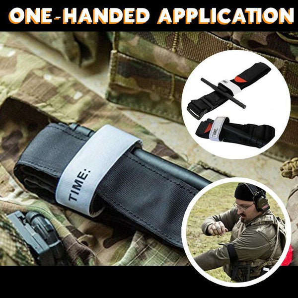 EMERGENCY TOURNIQUET ONE HAND