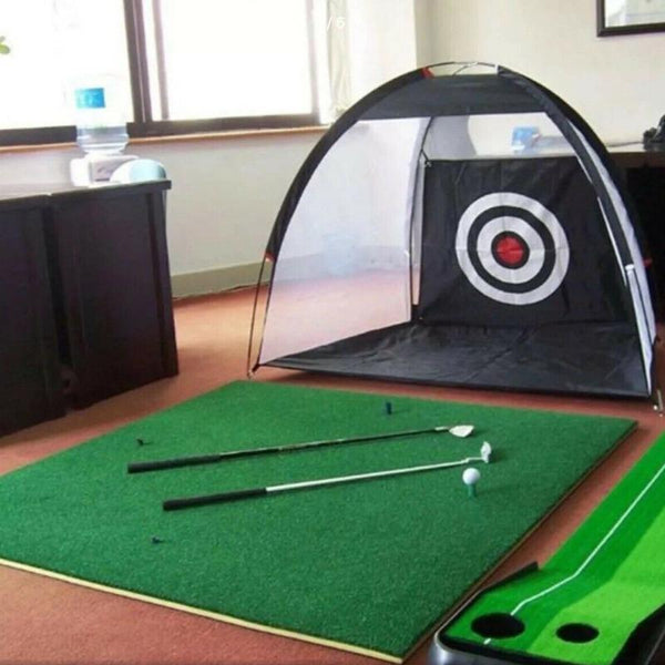 INDOOR GOLF PRACTICE NET CAGE
