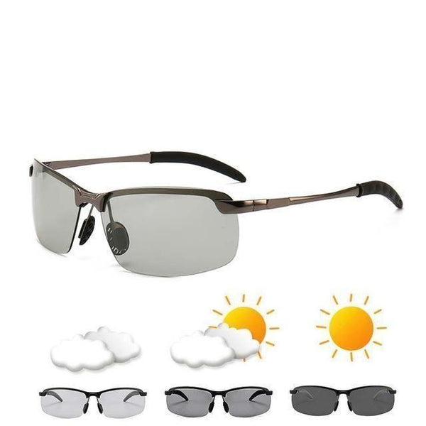 Men's Photochromic Sunglasses with Polarized Lens