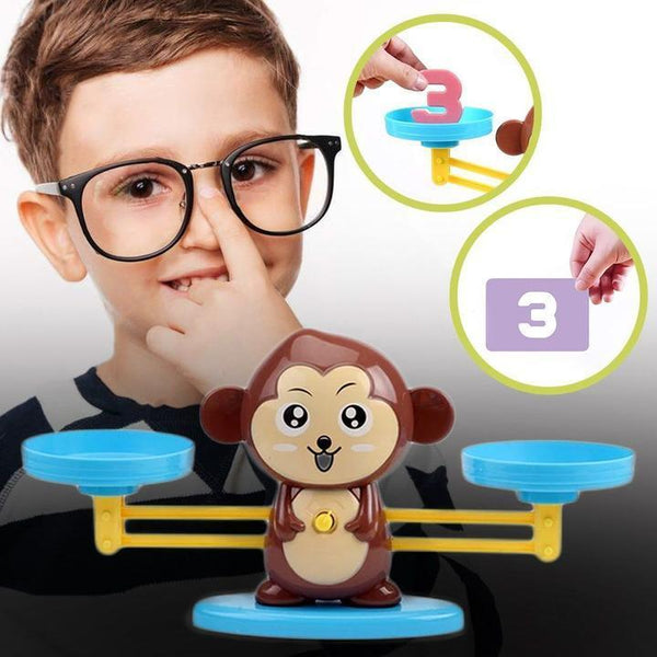 MONKEY MATH SCALE NUMBER GAME TOY