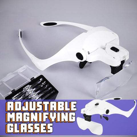 ADJUSTABLE MAGNIFYING GLASSES