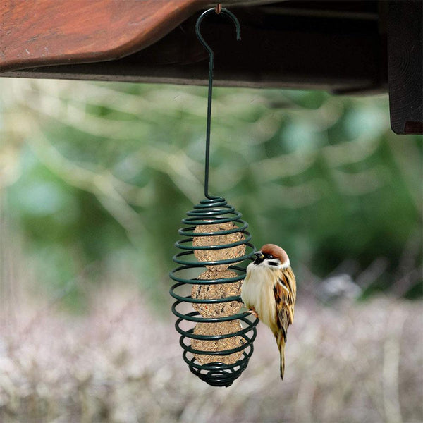 HANGING SPIRAL BIRD FEEDER