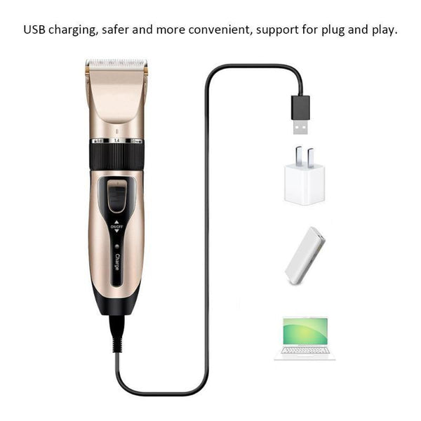QUIET ELECTRIC PET HAIR CLIPPERS