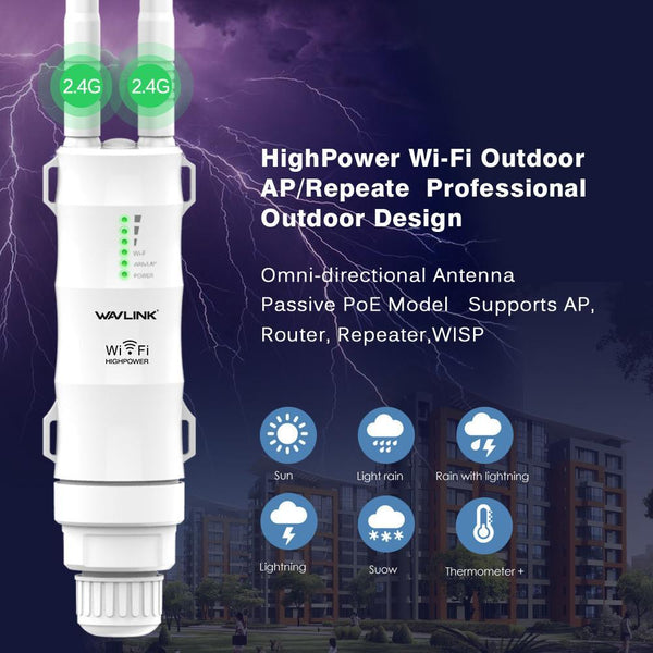 WATERPROOF WIFI REPEATER FOR OUTDOOR