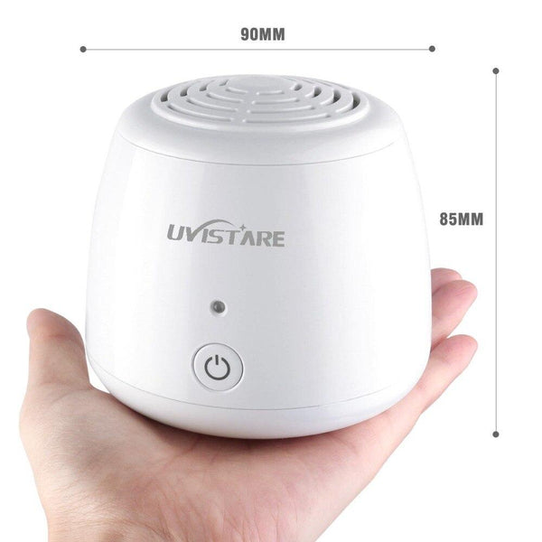 Home Portable Mini Air Purifier USB Cable & Battery Dual Power Air Cleaner Anion Ionizer Negative Ion Generator Ozone Generator