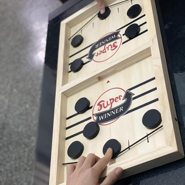 HOCKEY SLING PUCK BOARD GAME