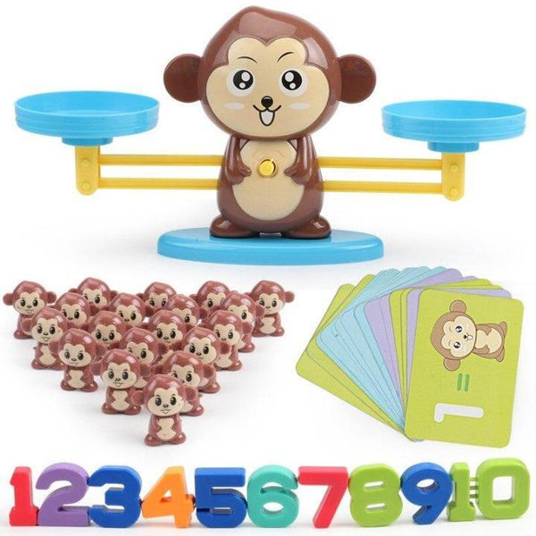 MONKEY MATH SCALE NUMBER GAME TOY