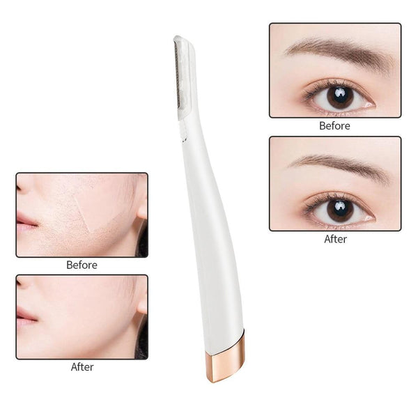 LED DERMAPLANING FACE EXFOLIATOR TOOL